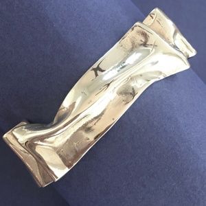 Custom Made Silver Cuff Bracelet